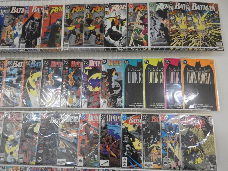 Huge Lot of 160+ Comics W/ Batman, Robin, Detective Comics+ Avg VF Condition!