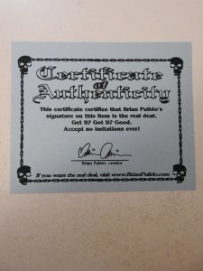 Lady Death: Secrets #1 BooKoo Comix RIP Edition NM- Condition! Signed W/ COA!