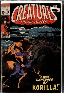 Creatures on the Loose #12 (1971) Korilla