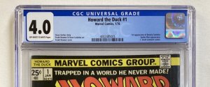 Howard the Duck #1 - CGC 4.0 - Marvel - 1976 - 1st app Beverly Switzler 1st solo