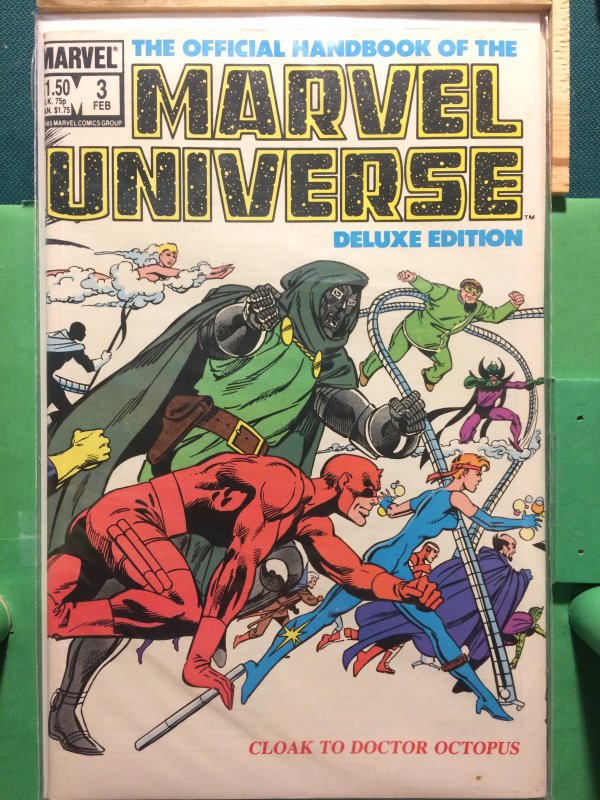 The Official Handbook of the Marvel Universe #3 Deluxe Edition