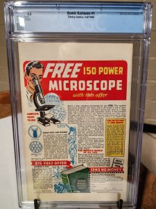 Komic Kartoons #1 CGC 3.5 Fall 1945