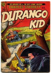 Durango Kid #7 1950-Golden Age Western- FRAZETTA- Sci-fi cover VG+