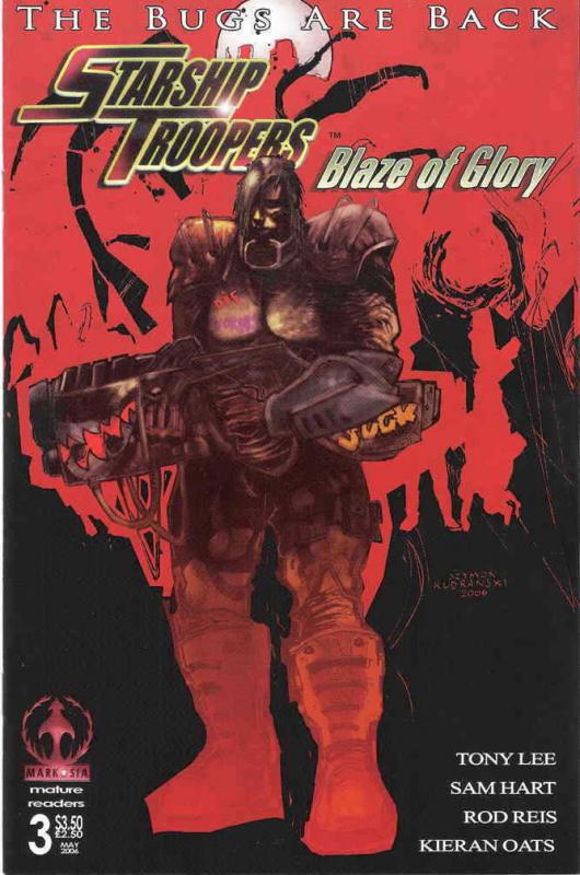 Starship Troopers: Blaze of Glory #3C VF/NM; Markosia | save on shipping - detai