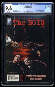 The Boys #1 CGC NM+ 9.6 White Pages 1st Butcher Terror Hughie A-Train!