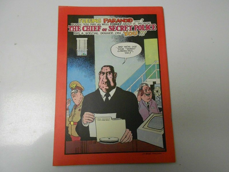 1972 FEELGOOD FEEL GOOD FUNNIES #1 FVF Rip Off Press Foolbert Sturgeon
