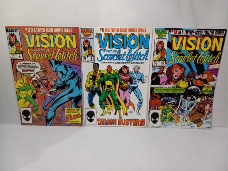 THE VISION & SCARLET WITCH #2, 8, 10 + THE VISION 1 & 2 - ICON - FREE SHIPPING