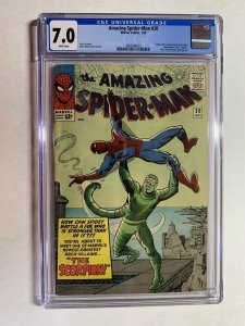 Amazing Spider-man 20 Cgc 7.0 White Pages Marvel Silver Age First App Scorpion