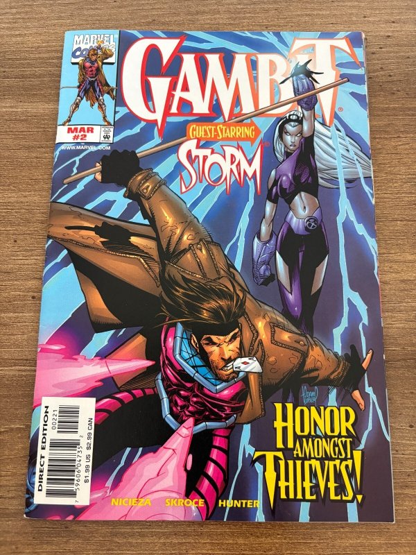 Lot Of 3 Gambit Marvel Comic Books # 1 2 3 VF-NM 1st Prints X-Men 22 J461
