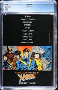 Wizard (1991) #1 CGC 8.5 - 1st Wizard price guide McFarlane San Diego Comic-Con