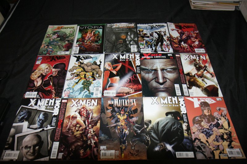 X-MEN FAMILY DELL'OTTO COVERS COMIC SET/LOT 134PC