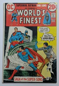 World's Finest #215 (Jan 1973, DC) FN+ 6.5 Super-Sons appearance Nick Cardy cvr 