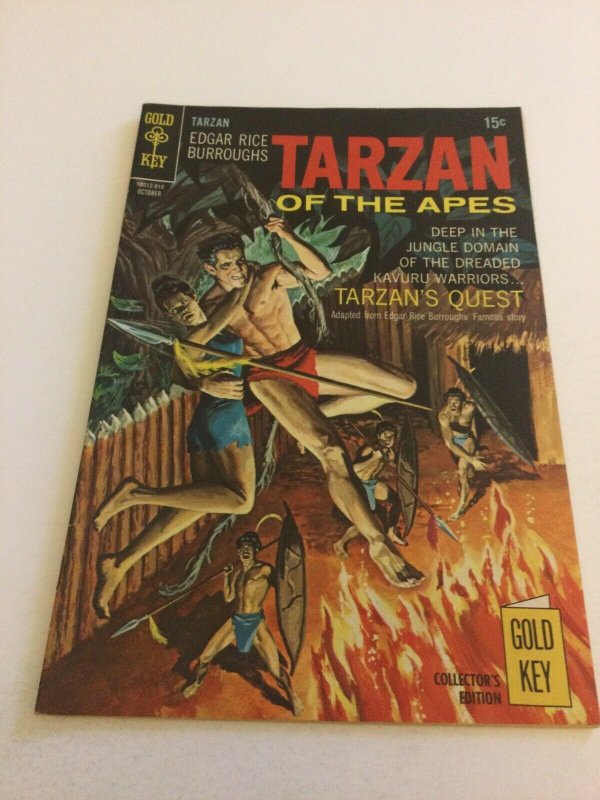 Tarzan of the Apes 188 Vf Very Fine 8.0 Gold Key