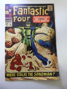 Fantastic Four #61 (1967) VG- Condition moisture stains