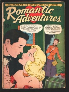 Romantic Adventures #1 1949-ACG-1st issue-pre-code romance-headlights-VG-