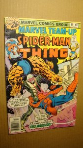 MARVEL TEAM-UP 47 *SOLID* SPIDER-MAN THING VS BASILISK 1976