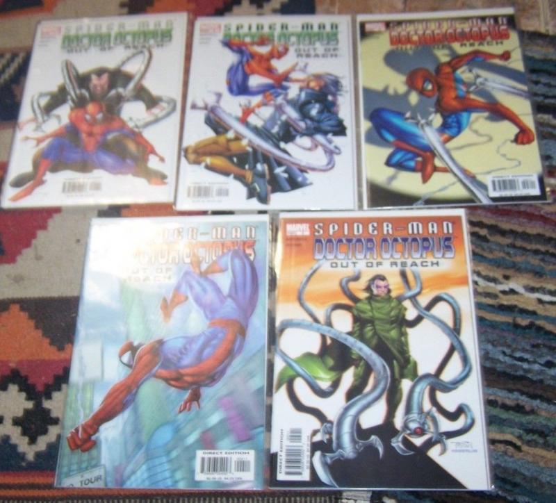 Spider-Man / Doctor Octopus: Out of Reach #1 2 3 4 5  ( 2004, Marvel) mini serie