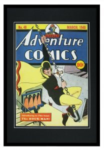 Adventure Comics #48 Hour Man Framed 12x18 Official Repro Cover Display