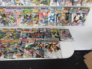 Huge Lot 150 Low Grade Comics W/ Captain America, Defenders, Iron Man See desc