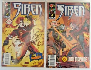 *Siren v1 (1995 Marvel/Malibu) 1-3, Special, Infinity, (Taskmaster) 5 books