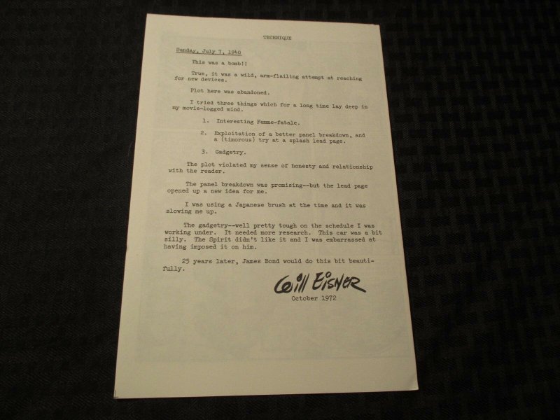 1972 THE SPRIRIT Comic Book Section LOT 7/7/40 7/14/40 7/21/40 VF/NM Will Eisner