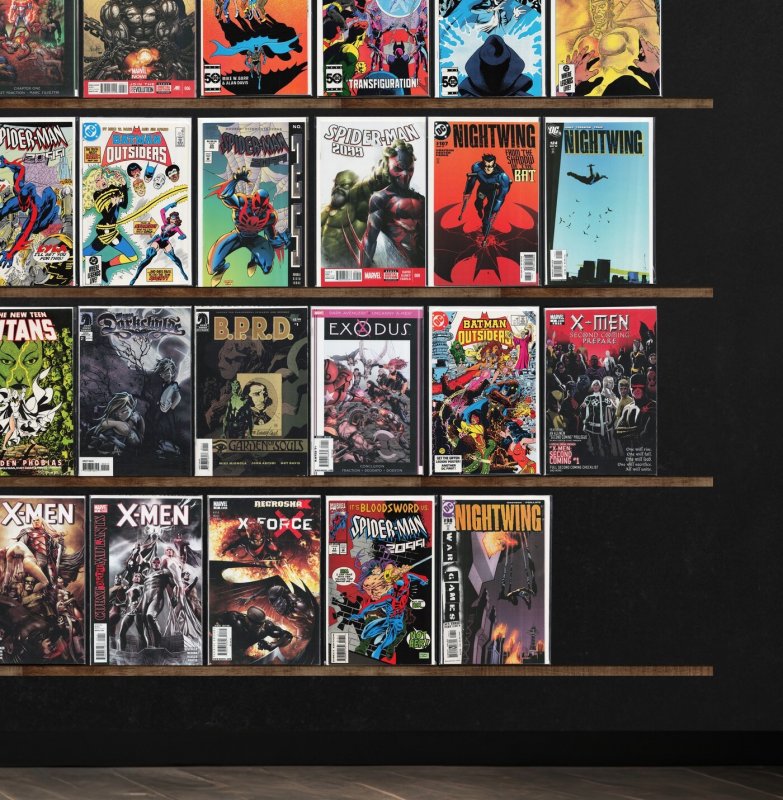 Huge Lot 150+ Comics with Nightwing, Spider-Man 2099 & More!