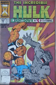 The Incredible Hulk #365 (1990) Thing VS Hulk !!!
