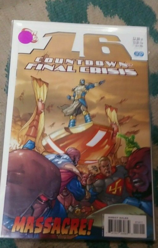 COUNTDOWN  TO FINAL CRISIS # 16 2008 DC  MONARCH JIMMY OLSEN DARKSEID