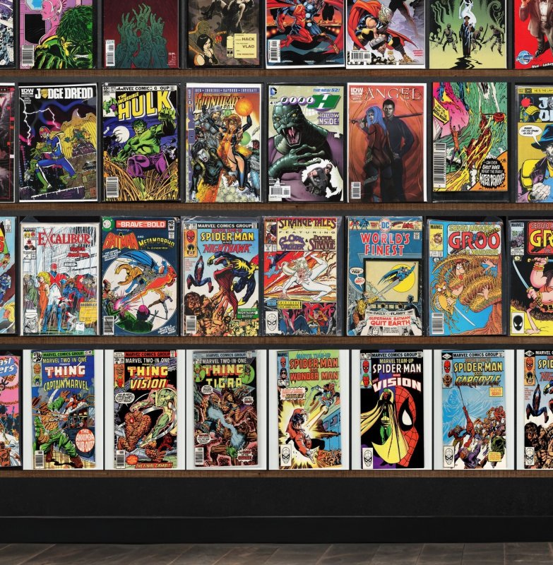 Huge Lot 150+ Comics with Marvel Team Up, Marvel Two In One, Gravel & More!