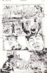 Green Hornet: Reign of the Demon #4 p.15 - Zombies - 2017 art by Kewber Baal