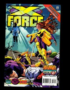 Lot of 11 X-Force Marvel Comic Books #12 13 14 16 17 18 25 38 50 57 58 SM21