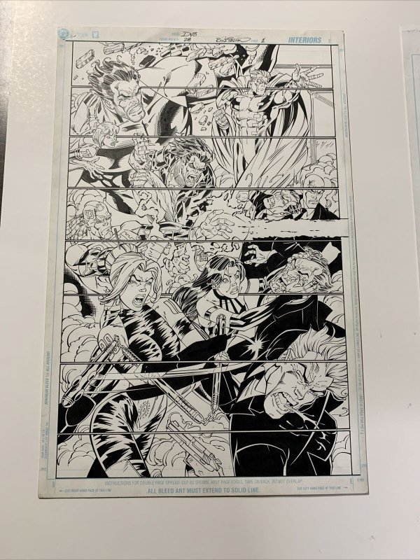 Dv8 28 Original Art Page 1 Huge Splash Image Comics Al Rio