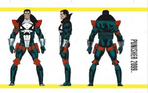 Official Handbook of the Marvel Universe Sheet- Punisher 2099