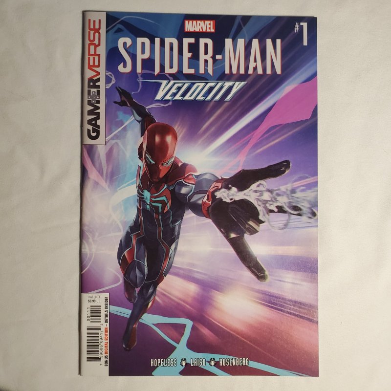 Spider-Man Velocity 1 Very Fine/Near Mint