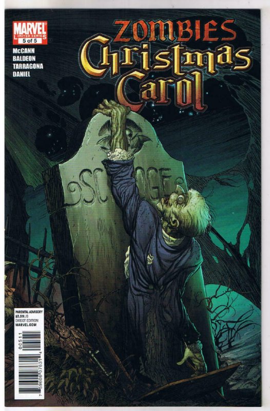 ZOMBIES CHRISTMAS CAROL #1 2 3 4 5, NM, Xmas, Scrooge, 2011, more in store, 1-5