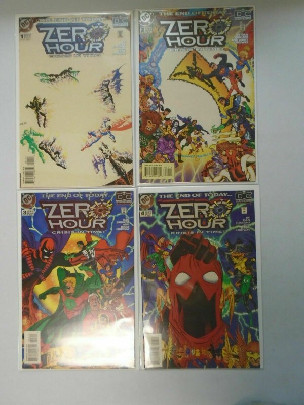 Zero Hour Crisis in Time set #1-4 8.0 VF (1994)