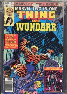 Marvel Two-in-One #57 (1979) Wundarr