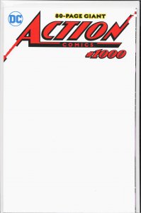 Action Comics #1000 Blank Cover (2018)