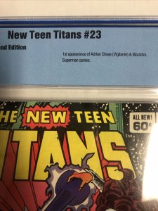 New Teen Titans (1982) # 23 (CBCS 9.8 WP) | 1st App Blackfire | Newsstand