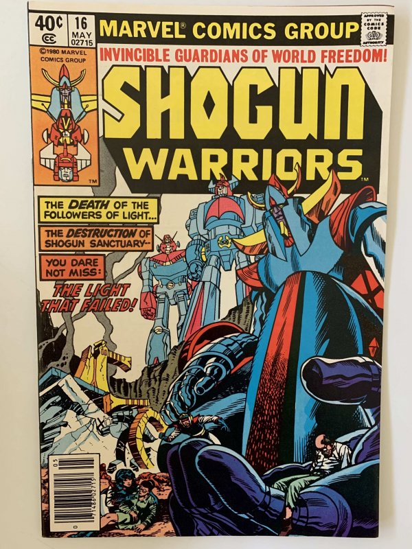 Shogun Warriors #16 - NM+  (1980)