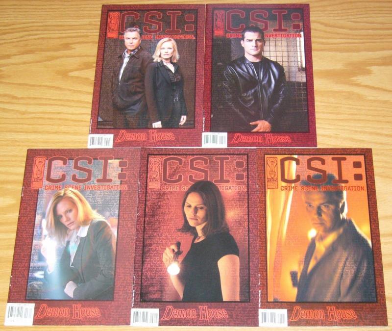 CSI: Crime Scene Investigation - Demon House #1-5 FN/VF complete series collins