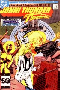 Jonni Thunder #4 A.K.A. Thunderbolt DC Comics 08/85 (FNVF 7.0/Stock Photo)