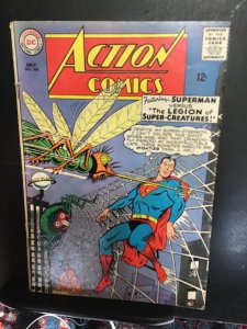 Action Comics #326  (1965) Mid-grade Super creatures, super girl! FN Wow!