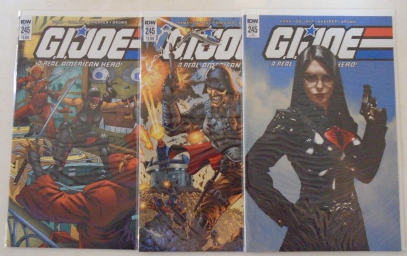 *GI Joe: A Real American Hero (2010, IDW) #241-245 All 12 Covers!