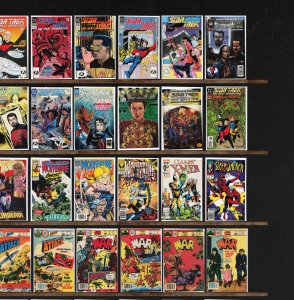 Huge Lot 150+ Comics with Star Trek, Sgt. Rock, X-Men 2099, War & More!