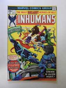 The Inhumans #1 (1975) FN/VF condition date stamp front cover