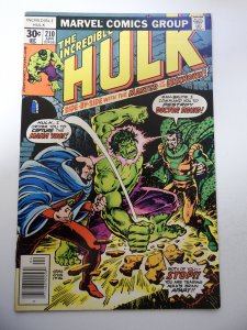 The Incredible Hulk #210 (1977) FN Condition