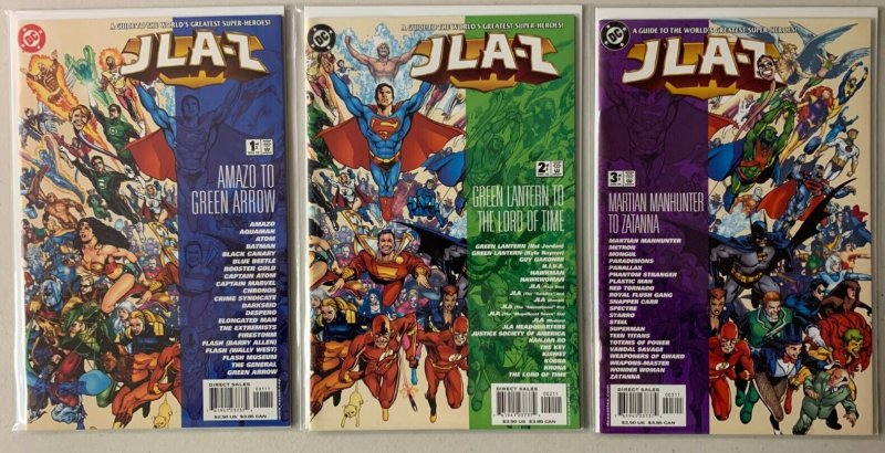 JLA-Z set #1-3 Direct DC (average 7.0 VF-) (2003 to 2004)