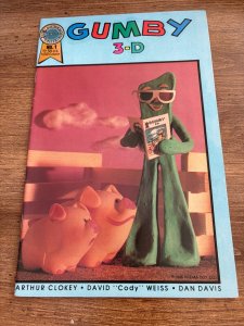Gumby 3-D # 1 VF/NM Blackthorne Publishing Comic Book Pokey 18 J388