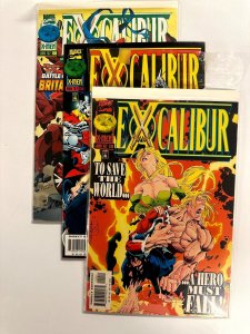 3 Excalibur Marvel Comic Books # 108 109 110 Avengers Hulk Thor Ironman 104 EJ10